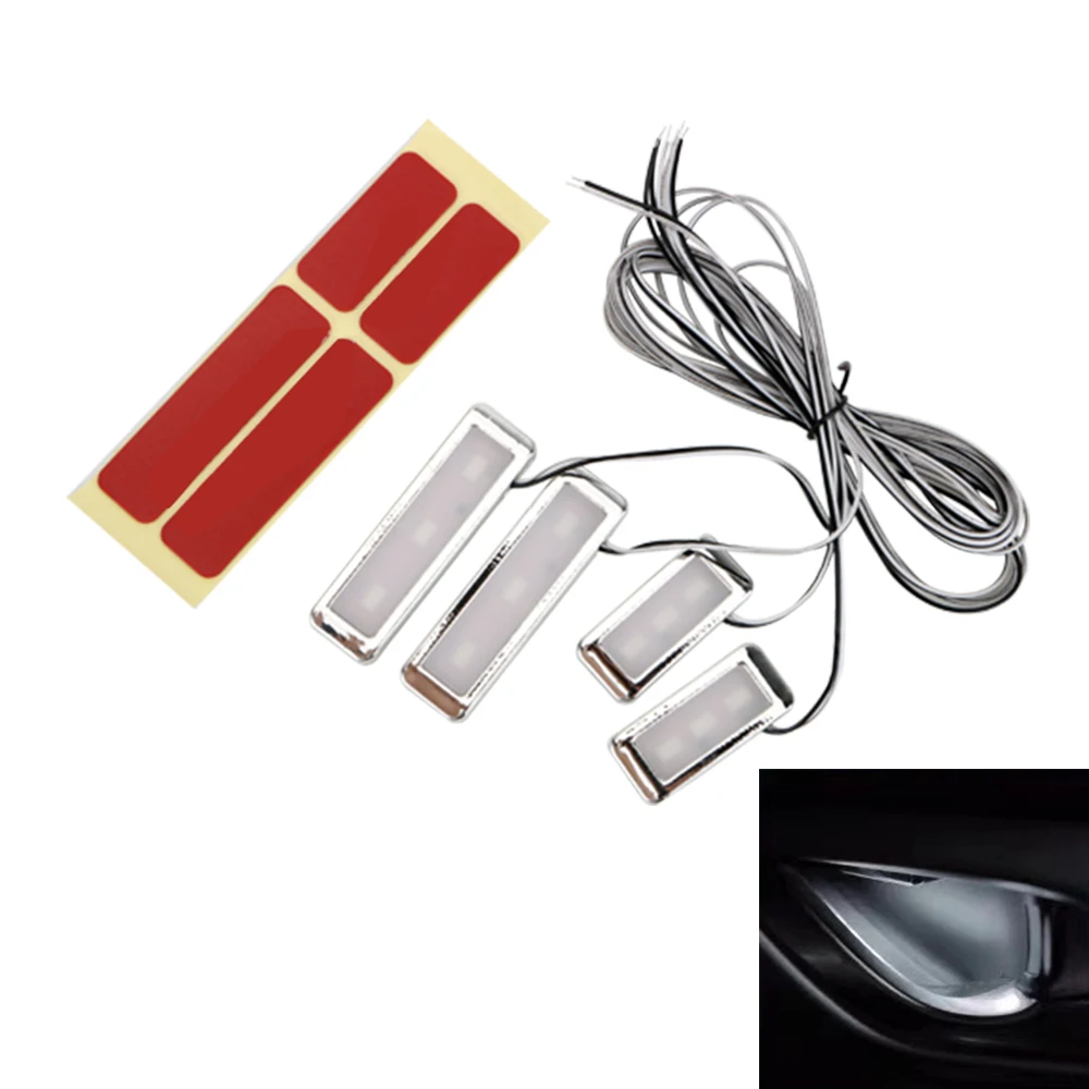 

4 шт., декоративные подлокотники с 3 светодиодами