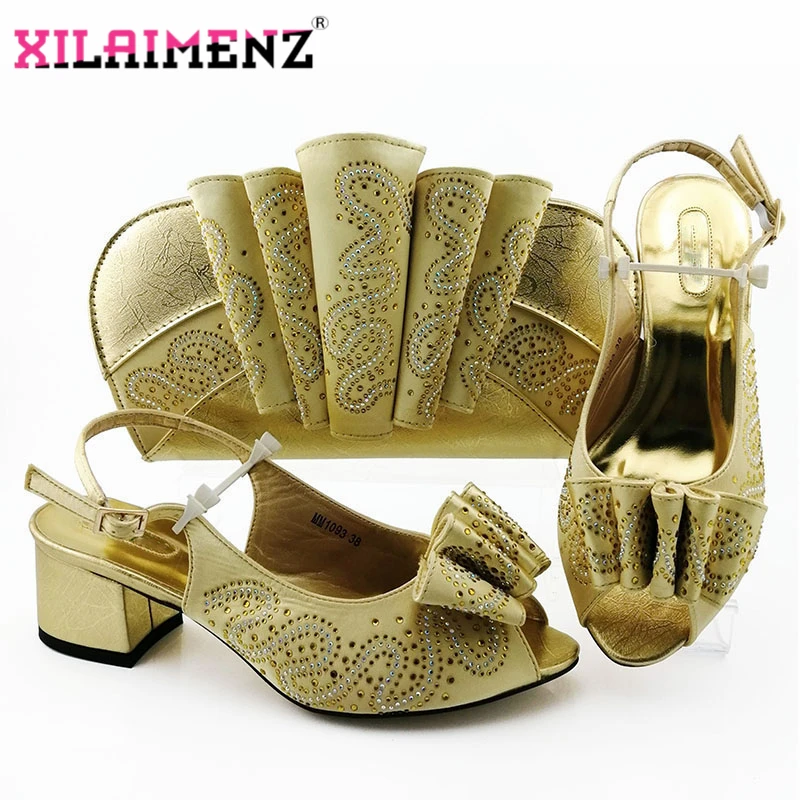 Новое поступление Осенние босоножки и сумки яркого цвета модные африканские