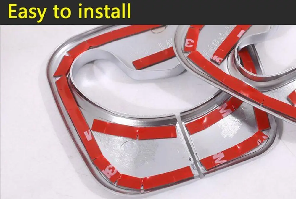 

1set=2pcs Chrome Car Safety Belt Cover Trim For BMW X3 F25 2011-2017 Car Accessories