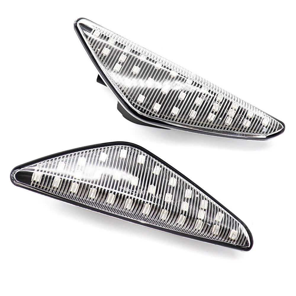 2pcs LED Dynamic Turn Signal Light Fender Front Side Marker Lamps For BMW X3 F25 X5 E70 X6 E71 E72 2008-2014 Car Accessories - купить по