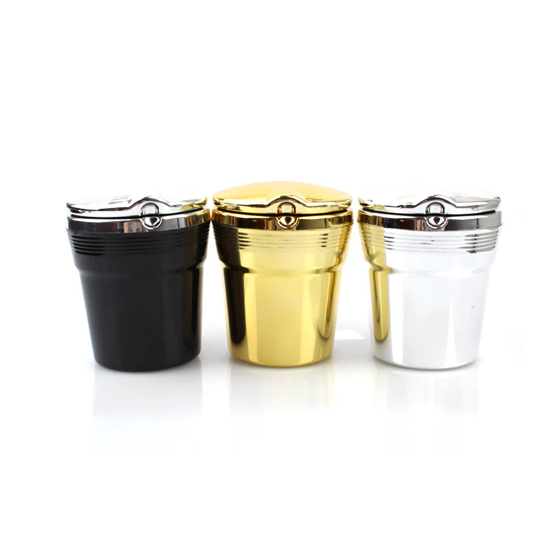 

Car Cigarette Ashtray For Cup Holder Car Air Vent Cigarette Ashtray with LED Light Color Changing and Cover for Cars-35
