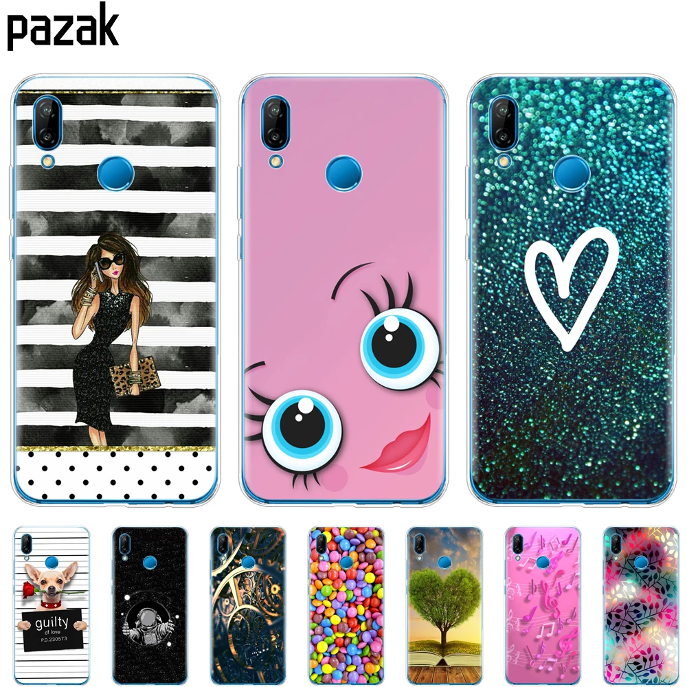 silicone case for huawei Nova 3 3i 3e phone soft tpu cover Nova3 nova3i INE-LX2 INE-LX9 funda Back Coque bumper | Мобильные телефоны