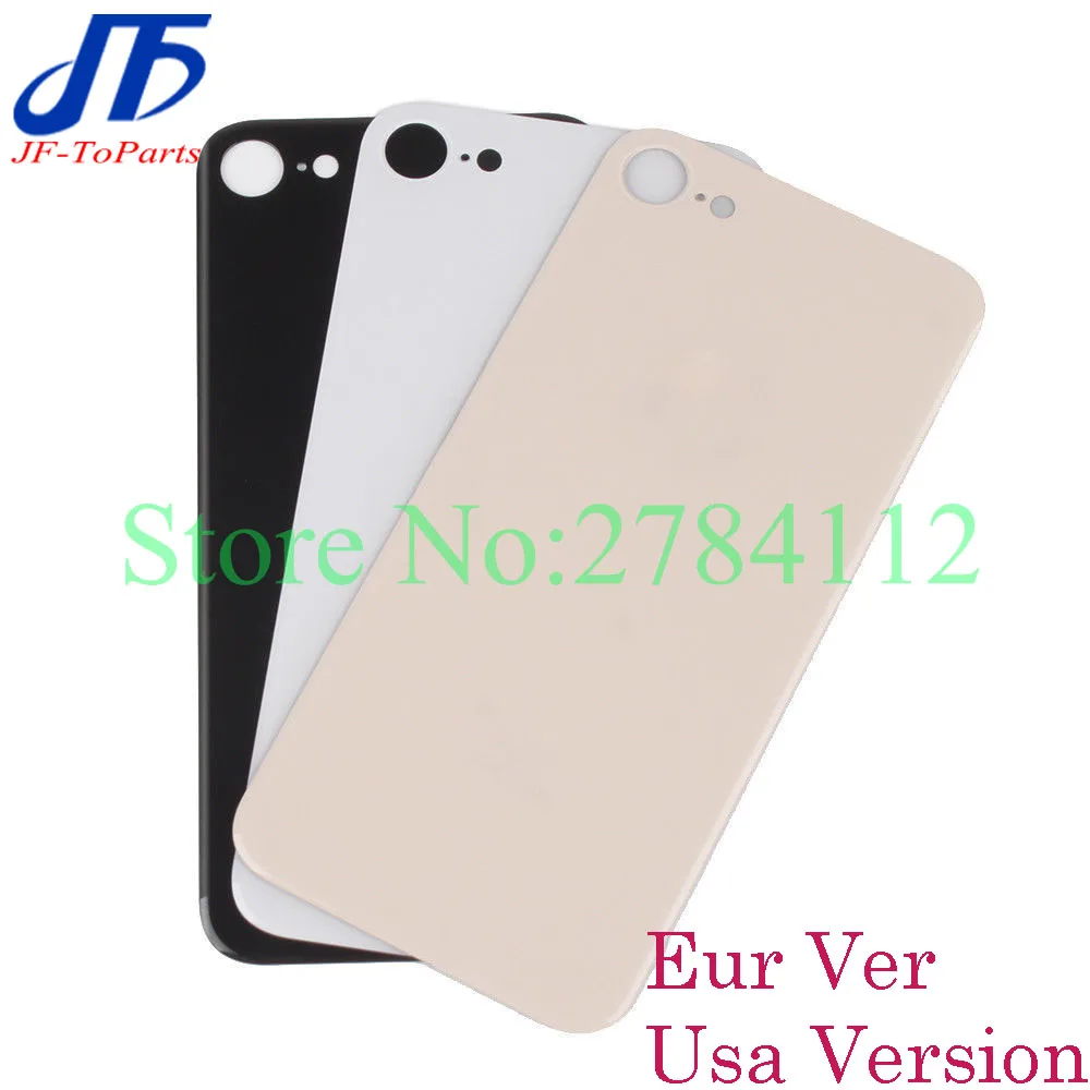 10 шт. лучшее качество Замена задней части стекла для iPhone 8 8G/8 P 8 Plus/X/XR крышка батареи задняя дверь корпус+ клейкая наклейка