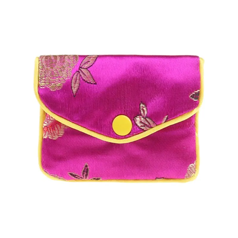 

69HB Jewelry Storage Bags Silk Chinese Tradition Pouch Purse Gifts Jewels Organizer
