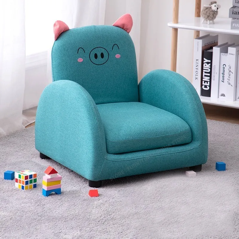 Мультяшная наклонная угловая дизайнерская детская софа мебель для гостиной