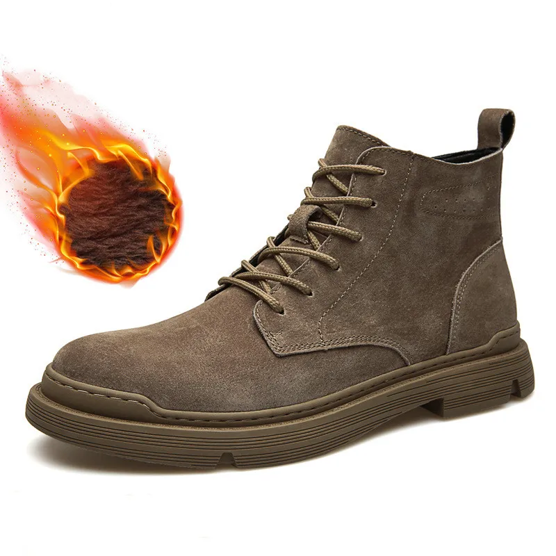 Новинка 2020 модные ботинки для инструментов в стиле ретро Мужские Простые Ботинки