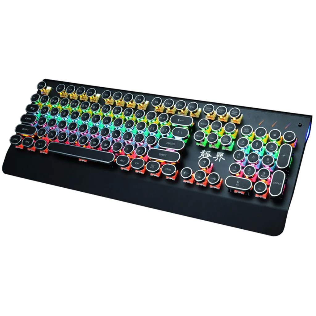 Механическая клавиатура OMESHIN механическая эргономичный дизайн Ретро панк с