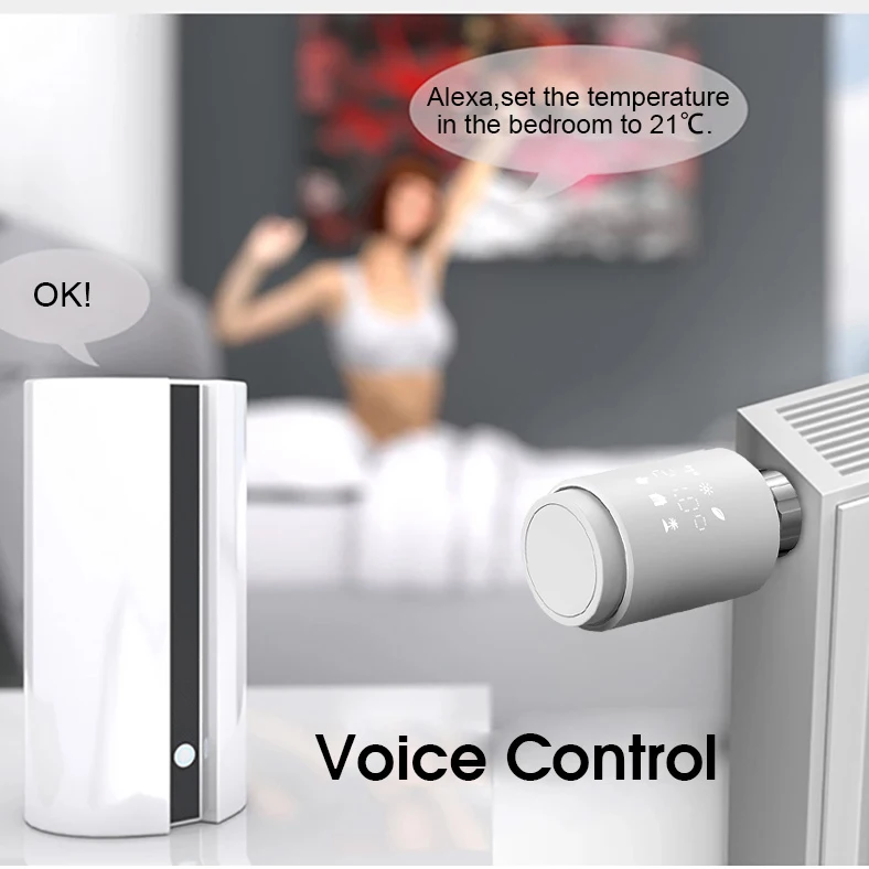 Умный привод радиатора TRV ZigBee 3 0 программируемый термостатический клапан