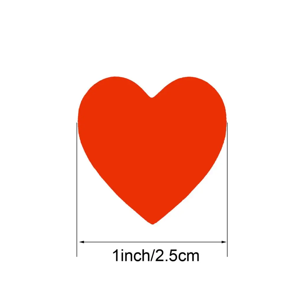 Наклейка в форме сердца этикетка для скрапбукинга упаковки подарков товары дня