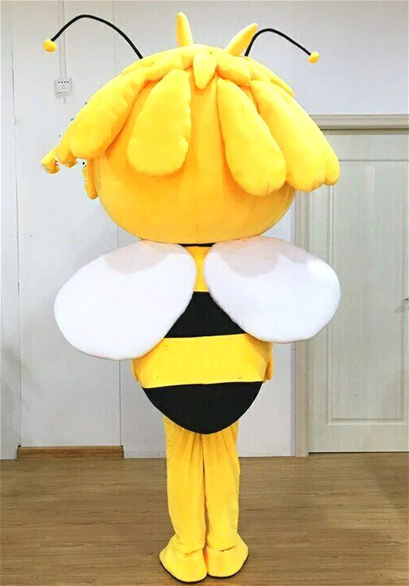 Хэллоуин желтая пчела костюм талисмана костюма Косплэй вечерние игра