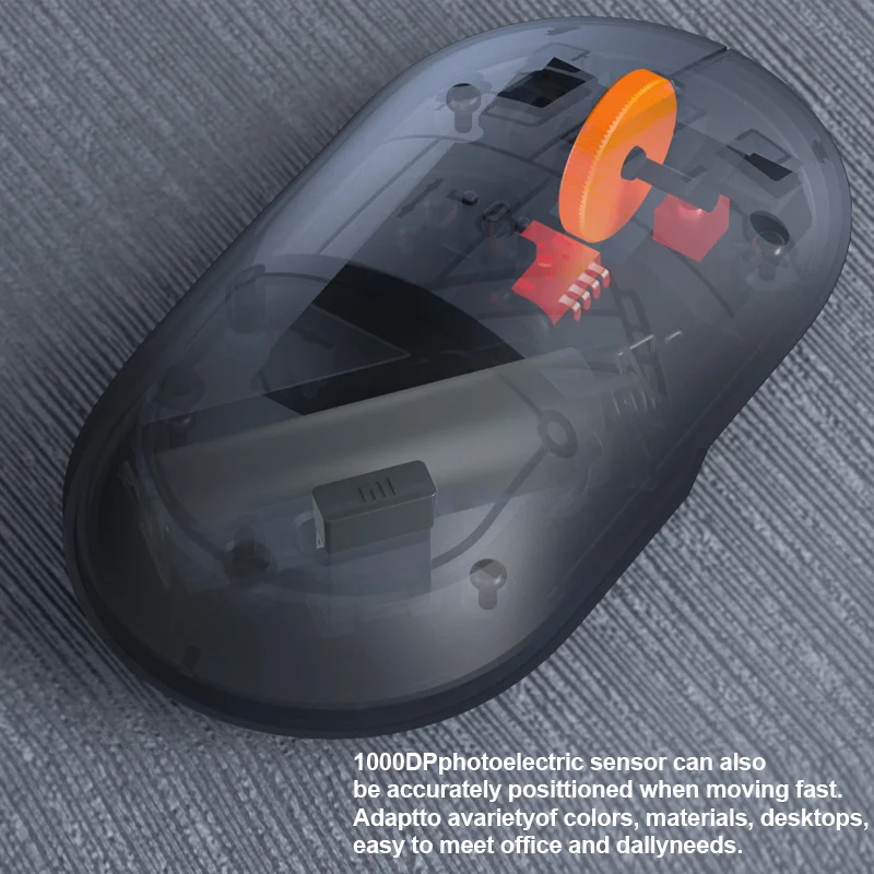 Оригинальная беспроводная мышь Xiaomi 2 Mini mute портативная игровая 1000 точек/дюйм 4 GHz PC