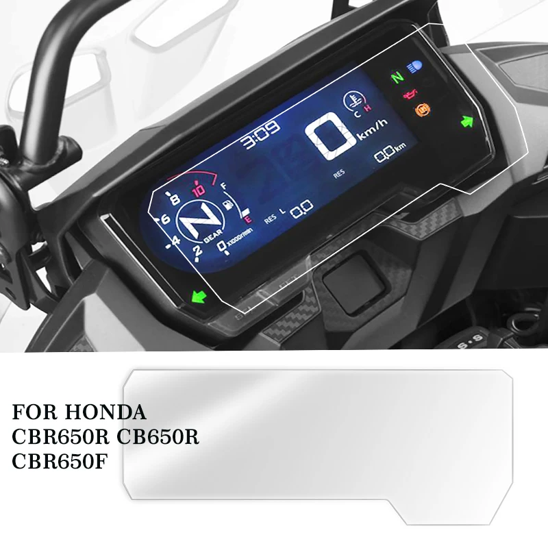 Пленка Kodaskin из ТПУ для защиты экрана от царапин Honda cbr650r cb650r cbr650f CBR650R CB650R CBR650F CB650F