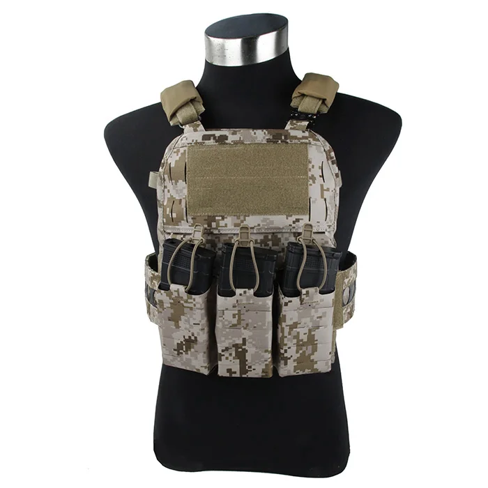 

TMC FCV Five Tactical Military Airsoft Plate Carrier Vest AOR1 Tegris® AustriAlpin COBRA® Buckle TMC3531(051586)