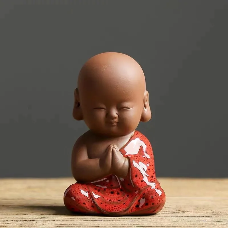 Креативный Керамический Мини столик с изображением Будды чайного питомца