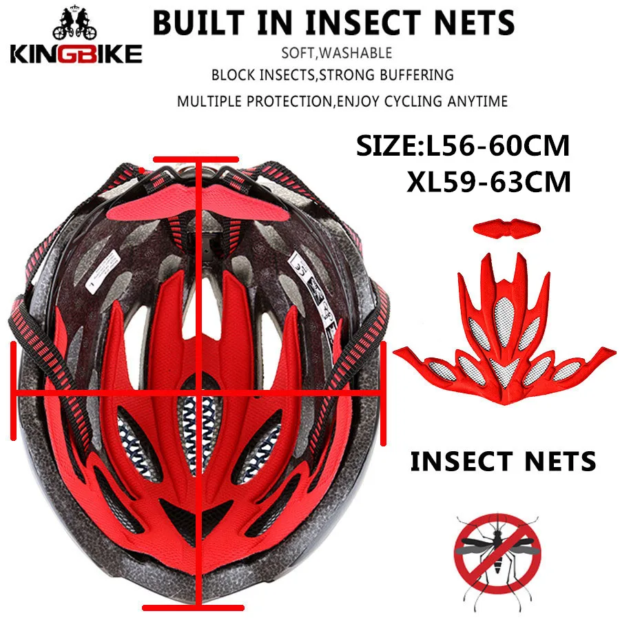 Шлем велосипедный KINGBIKE 2020 для мужчин и женщин лёгкий шлем горного велосипеда
