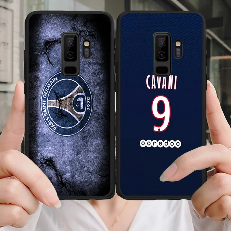 Чехол для телефона FC Париж PSG samsung Galaxy S6 S7 Edge S8 S9 Plus A3 A7 A5 A8 A9 J5 J7 S5 DIY чехол Кавани