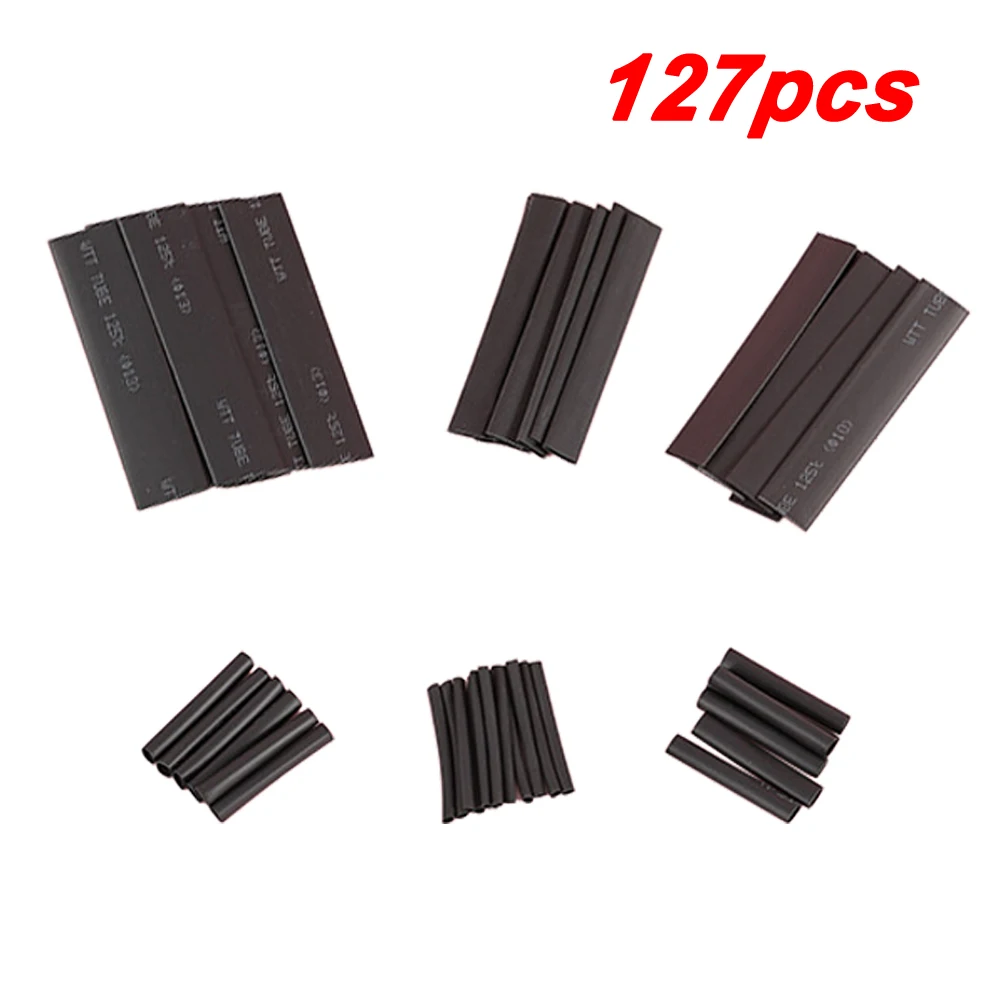 

Набор термоусадочных трубок 127, защитная трубка шт., для электрического соединения, водонепроницаемая усадка, 2:1