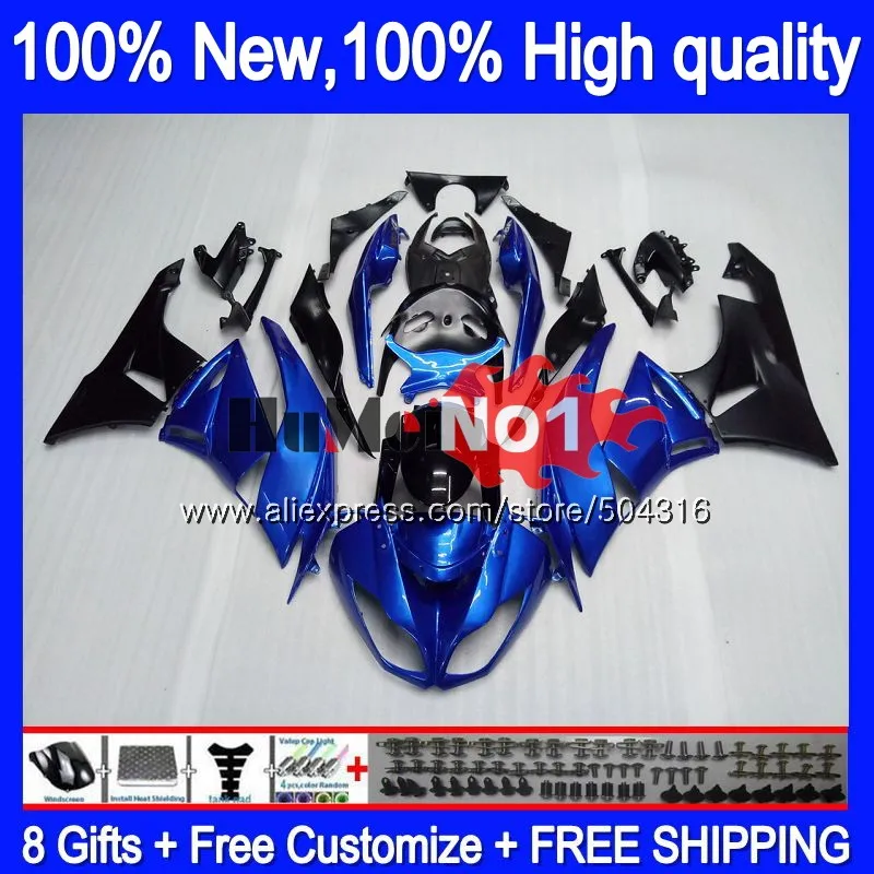 

Body For KAWASAKI ZX636 ZX 6R ZX600 ZX6R 09 10 11 12 Pearl blue 58MC.16 ZX 636 600CC ZX-636 ZX-6R 2009 2010 2011 2012 Fairings