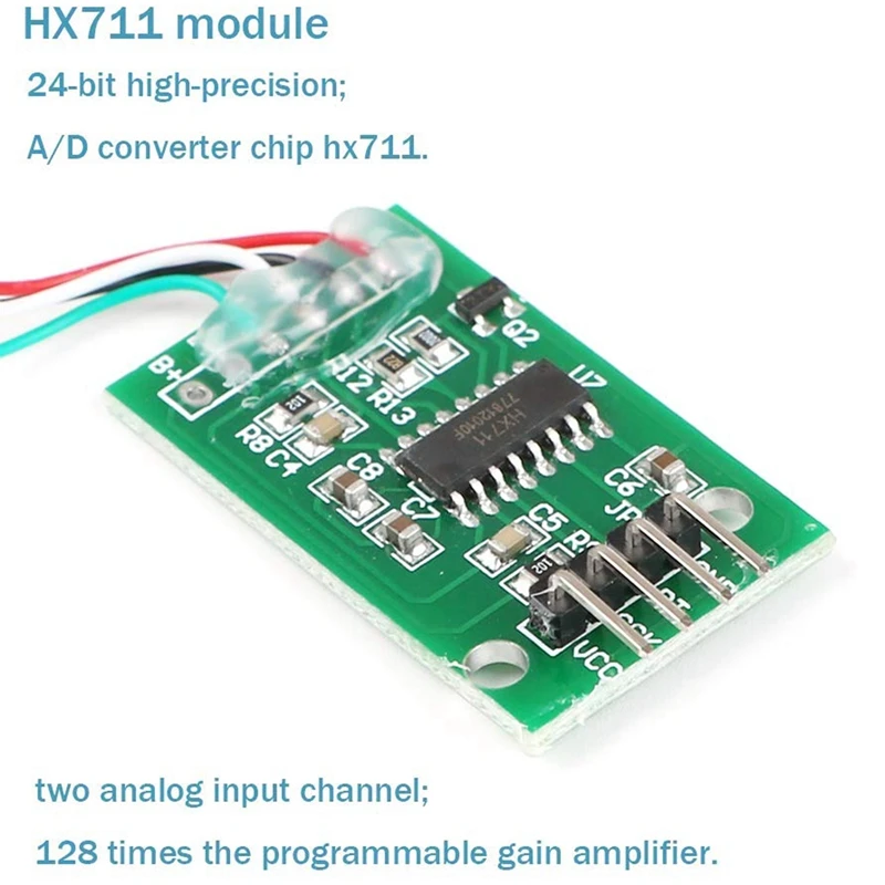 Цифровой датчик веса HX711 AD преобразователь с модулем останова 5 кг портативные