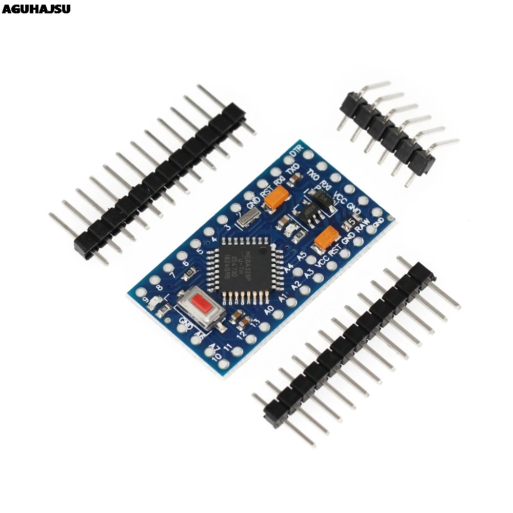 ATMEGA328P Pro Mini 328 ATMEGA328 5 В/16 МГц 3 В 8 для макетной платы Arduino | Электронные компоненты и