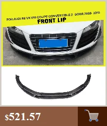 Для Audi TT TTS 8J 2008- R8 2007-2011 не углеродное волокно гоночного зеркала заднего вида Замена Стиль