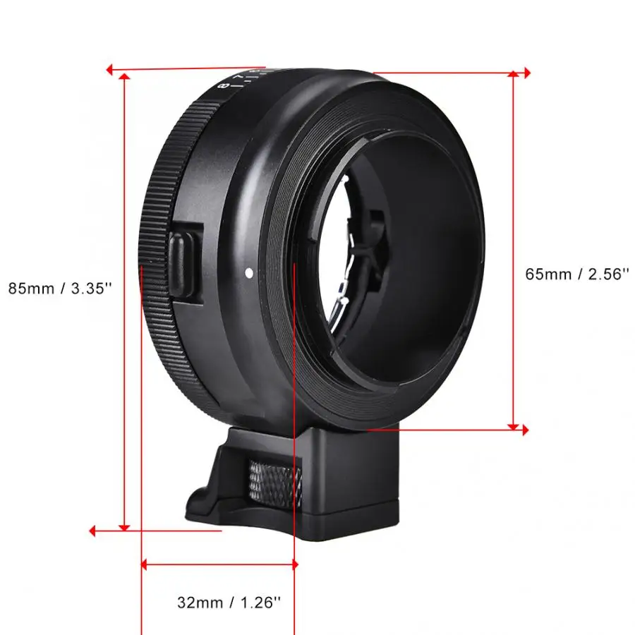 Viltrox lens adapter 8 Grade Adjustable Aperture Lens Adapter Manual Focus for Sony G&ampD cameras len accessories Cam |