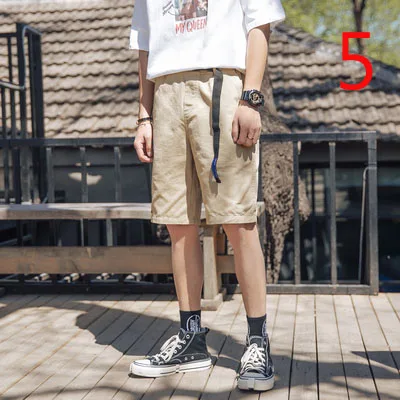 

Tooling shorts trend national tide brand five pants men and women couple bf wind pants