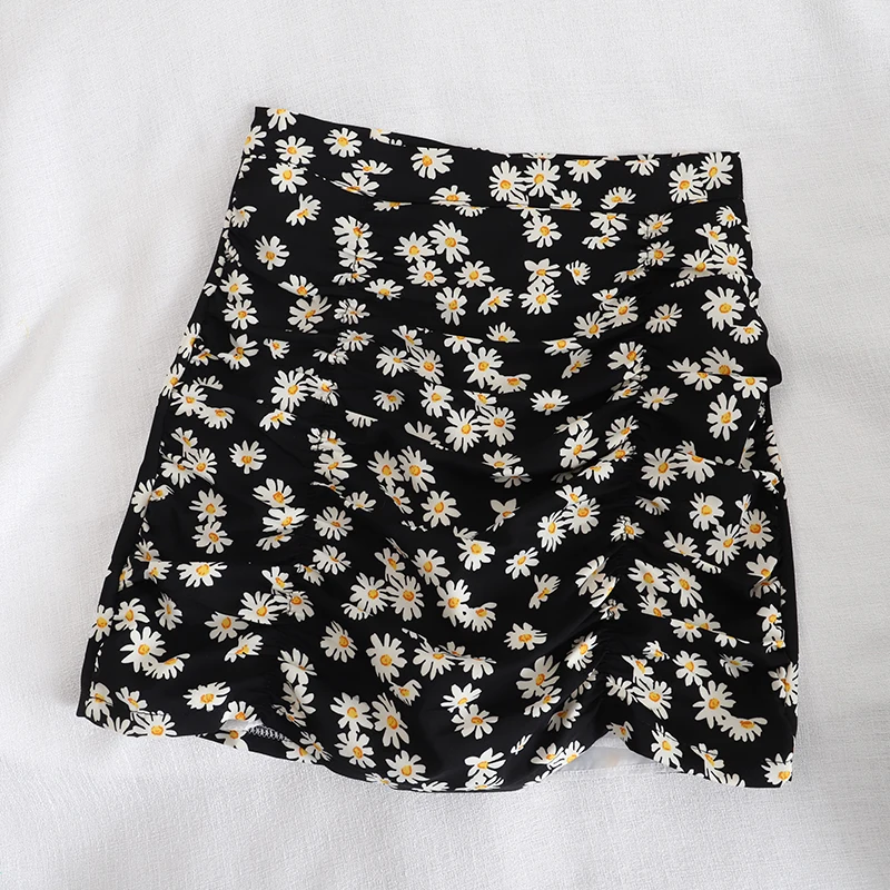 Женская юбка трапециевидной формы с высокой талией Корейская облегающая