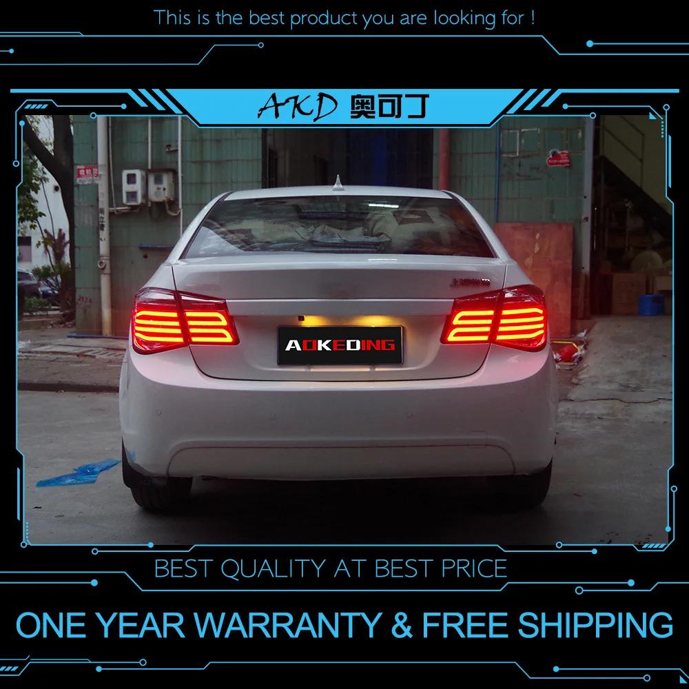 АКД тюнинг автомобильные задние фары для Chevrolet Cruze 2009 светодиодные DRL ходовые огни
