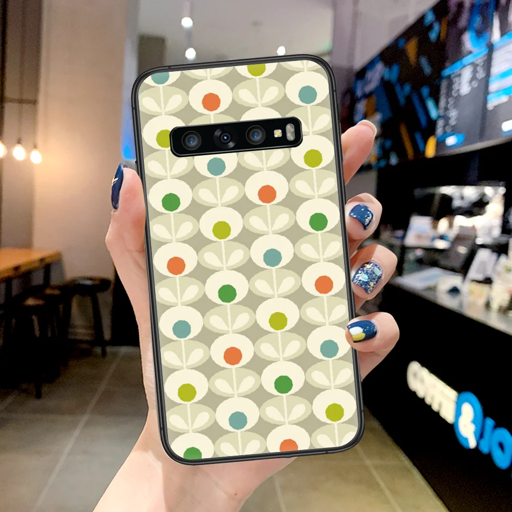 

Orla Kiely Art Brand Phone Case For Samsung Galaxy Note S 8 9 10 20 Plus E Lite Uitra black Cell Pretty Bumper Luxury Hoesjes