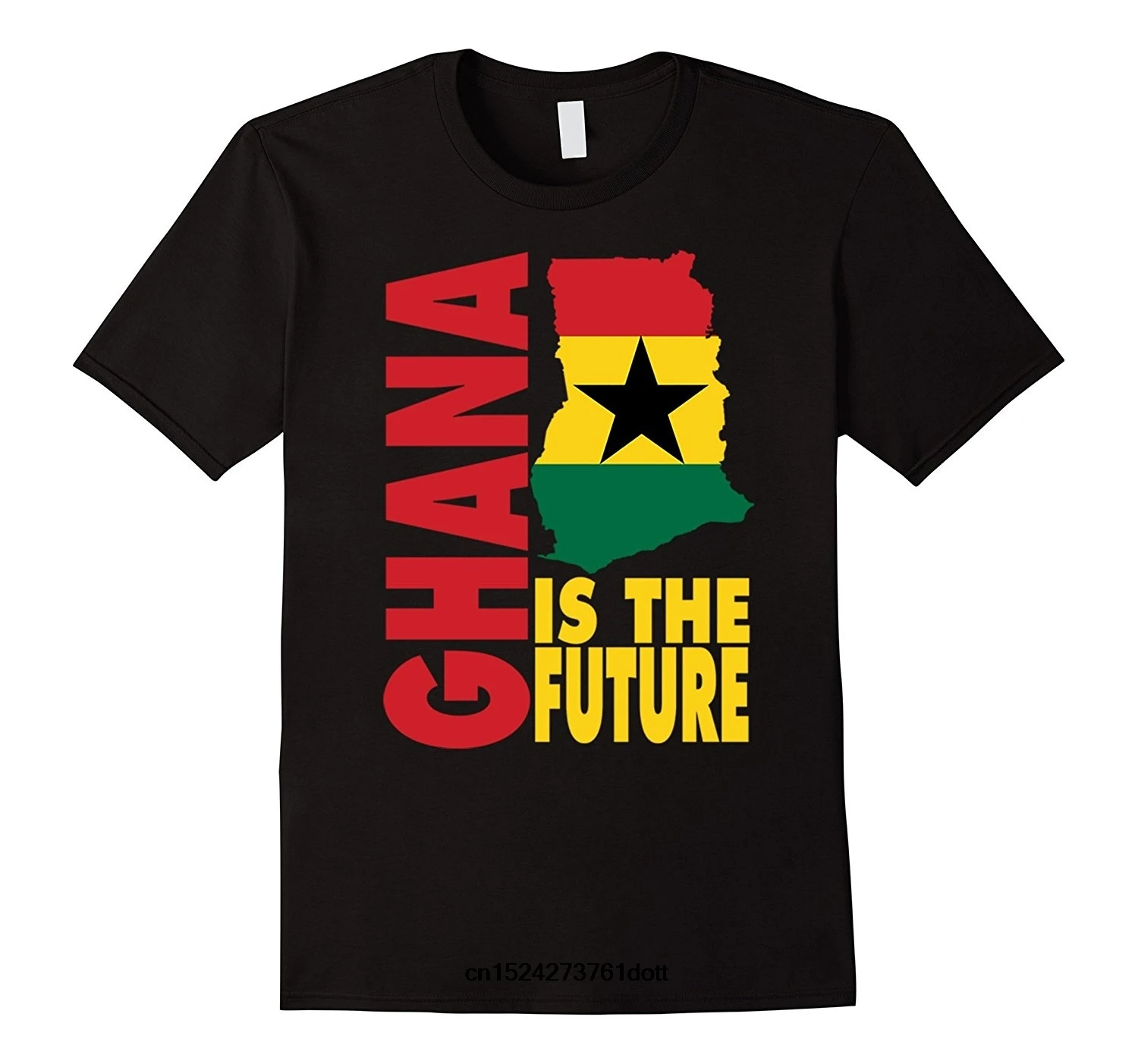 Футболка мужская с рисунком флага Ганы карты футболка Гана будущего черная