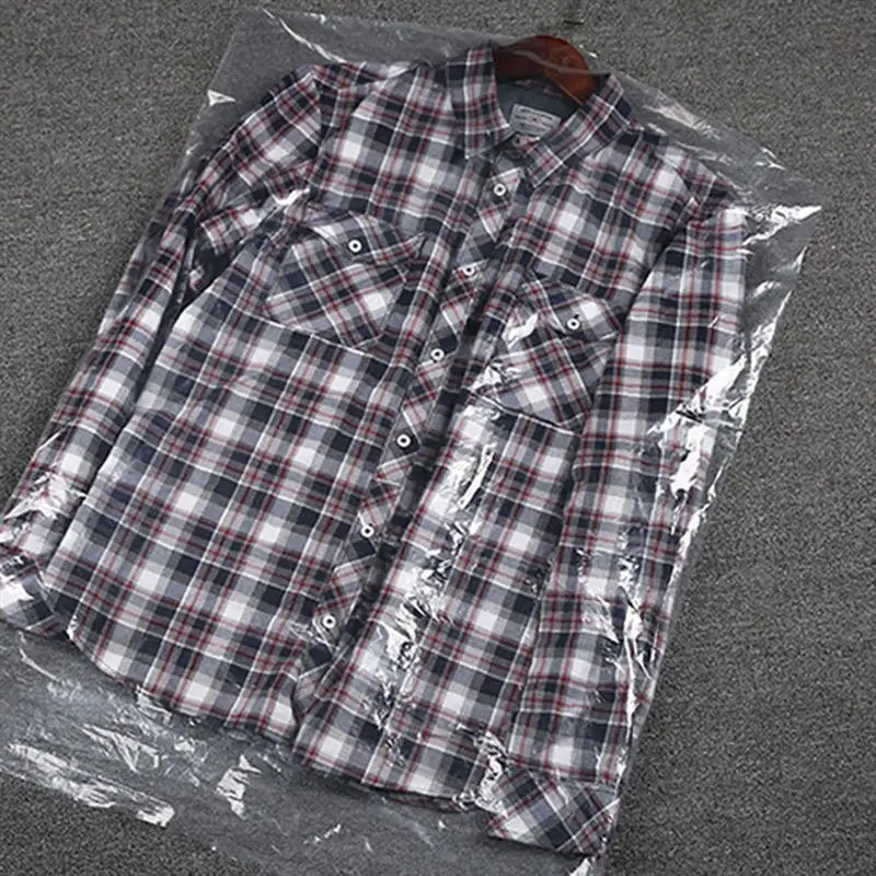 Одноразовые пылезащитные чехлы для одежды 50 шт. подвесной карман хранения шкаф