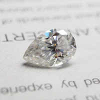 old mine cut white color 128mm 3 0 ct moissanite water drop shape loose moissanite