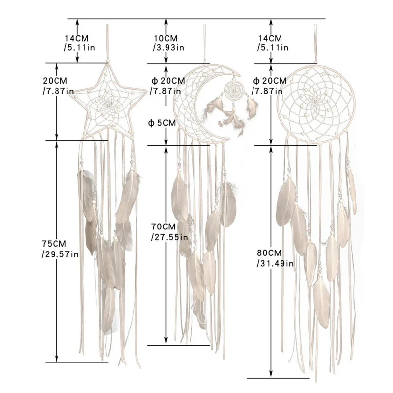 

Concentric Round Hook Wind Chimes Hanging Decors Flower Catching Dream Network Large Wedding Scene Decor