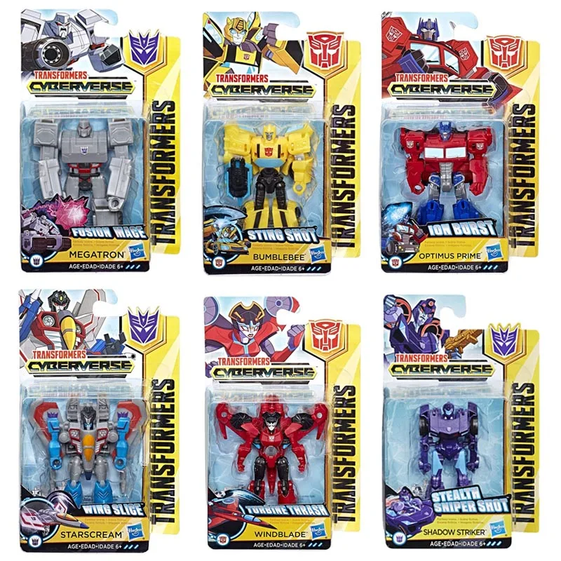 Фигурки Трансформеры Hasbro Игрушки Трансформеры: Cybertron G1 Optimus Prime Мегатрон шмблби