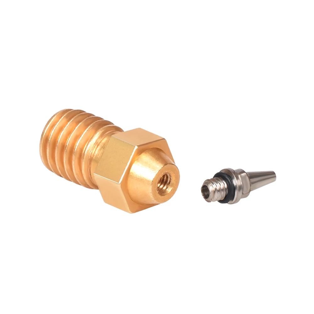 Высокое качество Budaschnozzle1.1 латунная насадка 0,2/0,3/0,4/0,5 мм 1,75 мм нити 3D-принтеры Запчасти для Ender-3 CR-10 j-head Hotend