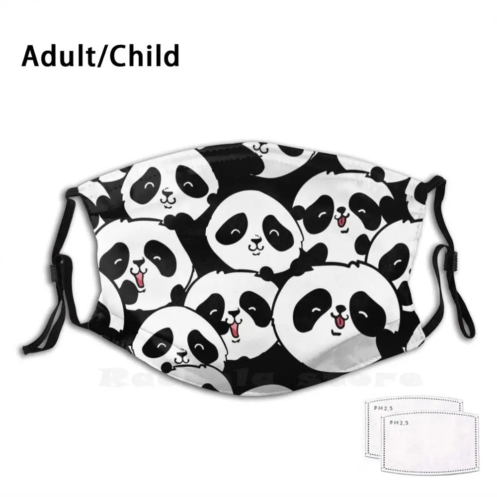 

Маска Pandamonium Kawaii Panda Bear с принтом «Лучшие друзья»