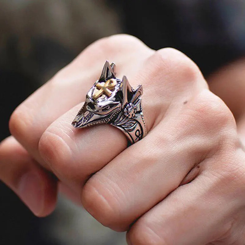 Величественные Звездные Врата египетское благородство Anubis Ankh крест талисман