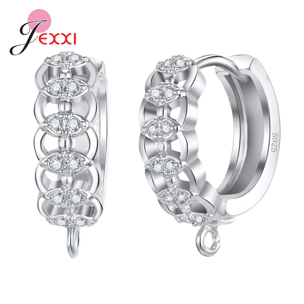 Серьги сделай сам с застежками-крючками женские аксессуары для изготовления