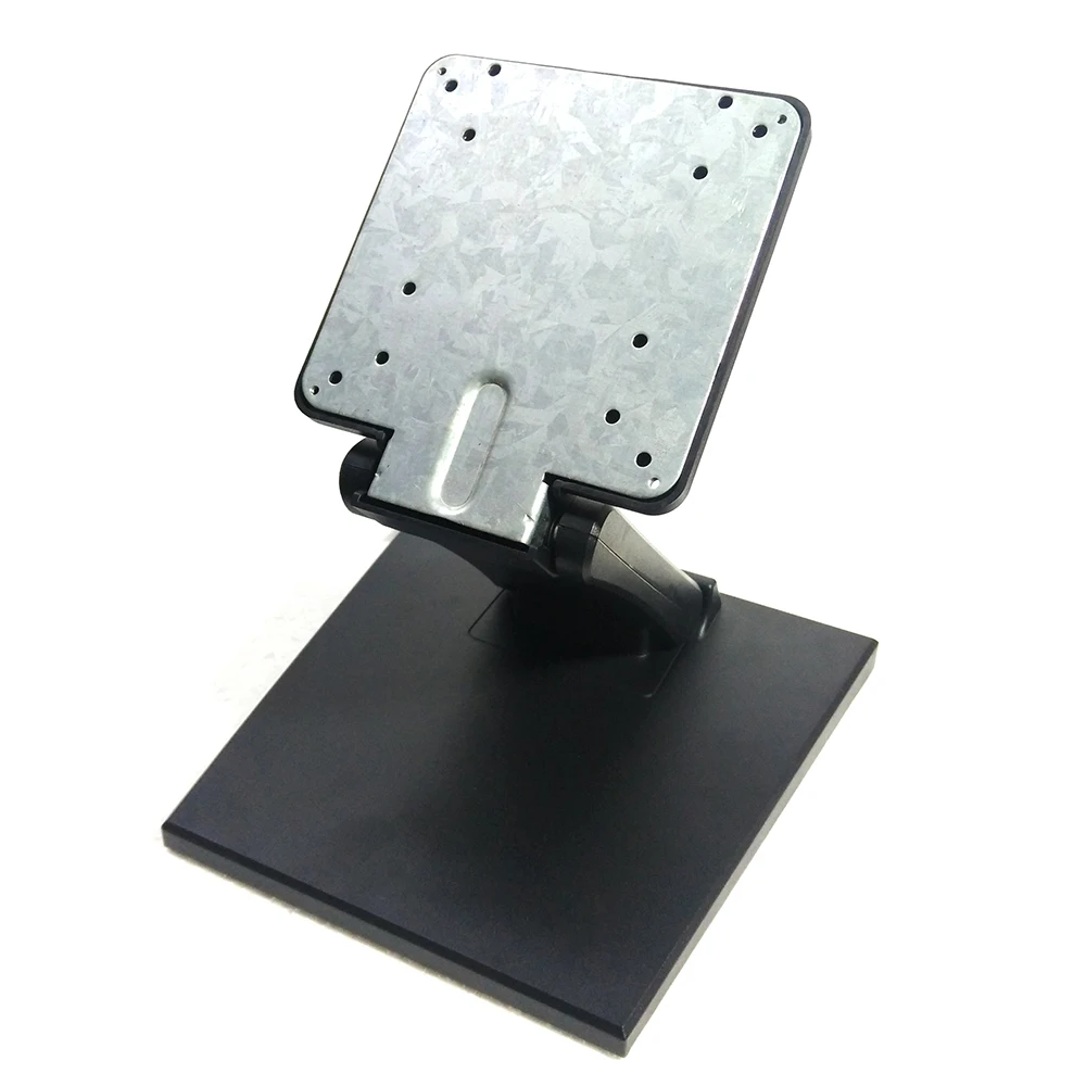 VESA Monitor Stand Bracket 75mm 100mm Desktop Metal Base Foldable Computer LCD Metal Foldable Flat Vertical Upright Portable