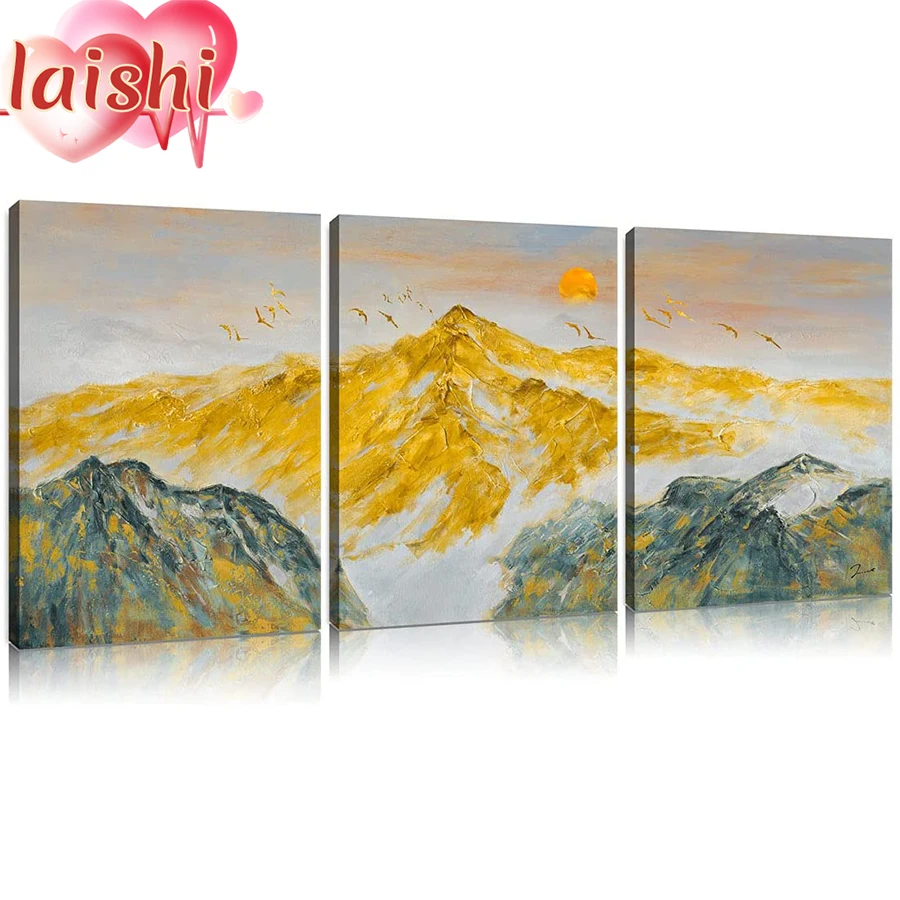 

3pcs Abstract Nordic Light Luxury Decoration Diamond Painting Full Square Diamond Painting Embroidery Sale Rhinestones Pictures