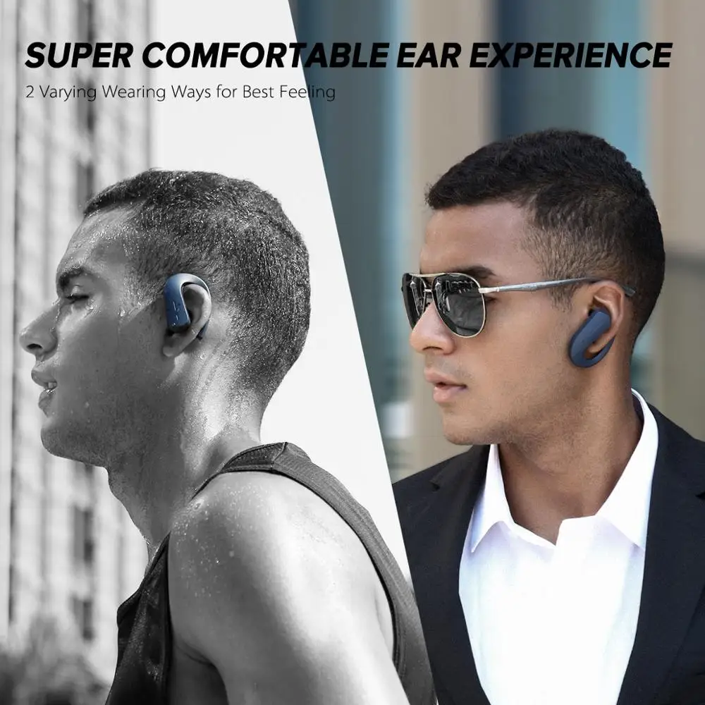 GGMM T1 Bluetooth наушники спортивные TWS беспроводные наушники BT V5.0 IPX7 водонепроницаемые 10 мм динамический круг HIFI Звук 36 часов время воспроизведения