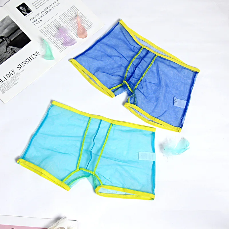 Блестящие крутые шорты с флюоресцентным рисунком сетчатая пряжа мужское