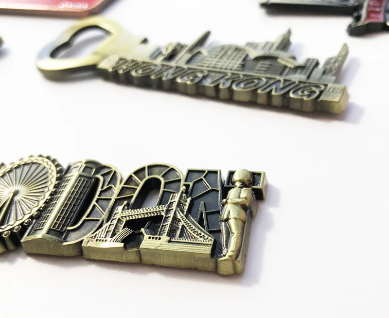 Магнит на холодильник металлическая наклейка креативный ретро-дизайн Лондон