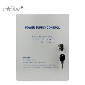 12v 5a universal power supply for door access control system with backup battery interface free global shipping