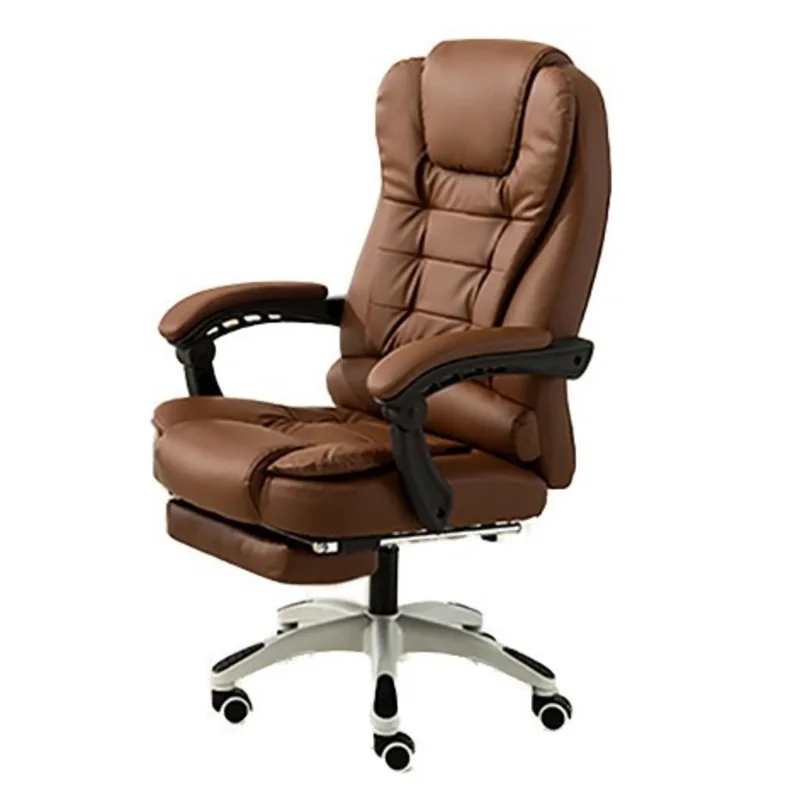 

High Quality Office Massage Armchair Fauteuil Boss Gaming Chair Ergonomics Synthetic Leather Cowhide Can Lie Wheel Furniture