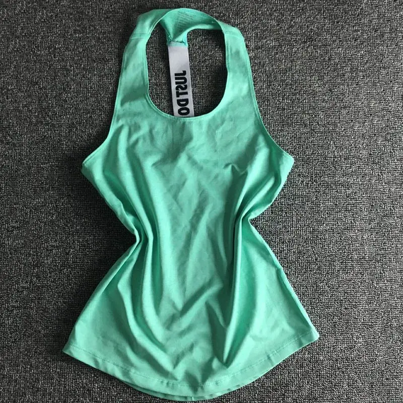 Женские спортивные майки для тренажерного зала жилет топ фитнеса футболка без