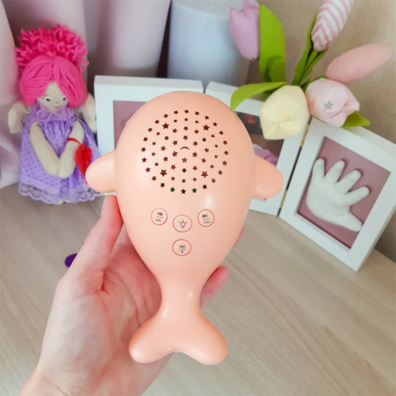 Night Lights for Kid Star Sky Projector Toy Baby Musical Mobile Light USB Charging Bluetooth Remote Control Infant Birthday Gift | Игрушки и