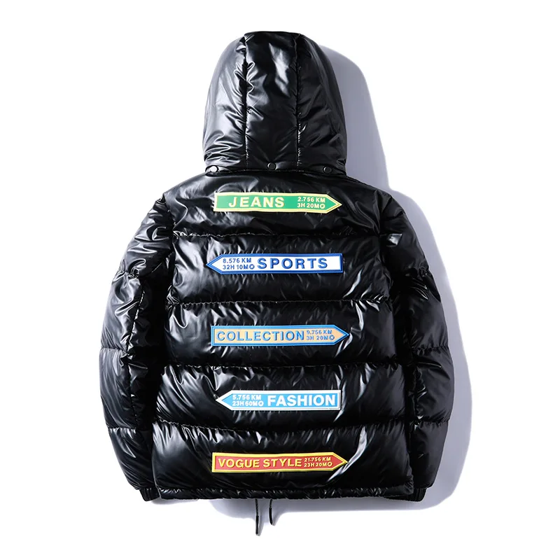 Женская Стеганая куртка серебристый пуховик с хлопковой подкладкой в стиле панк