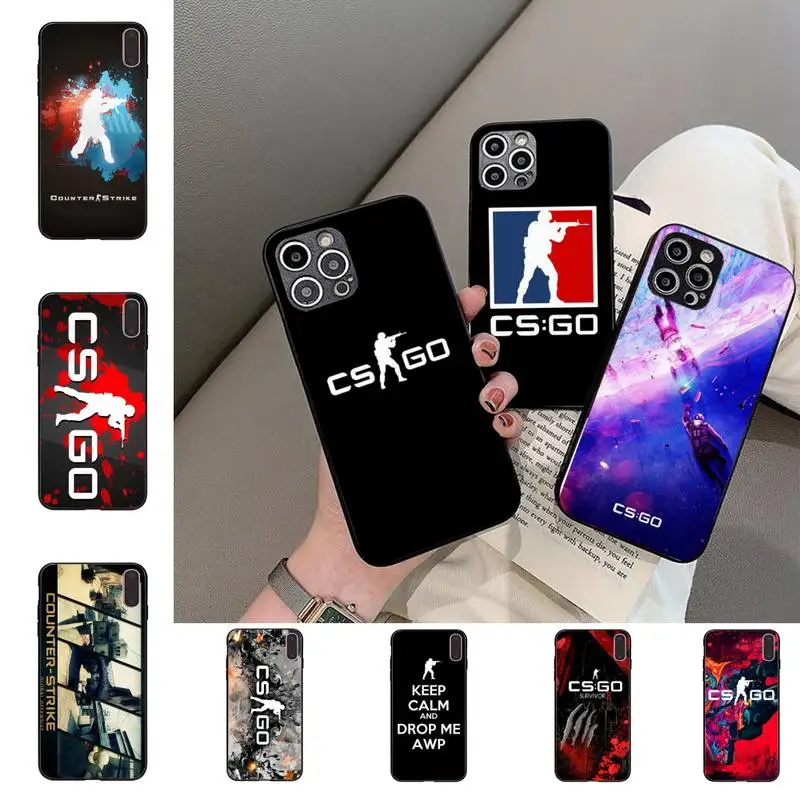 

Counter Strike Cs Go Phone Case For iPhone 11 8 7 6 6S Plus X XS MAX 5 5S SE 2020 XR 11 pro DIY capa
